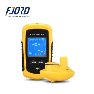 FJORD Hohe Qualität LCD Fish Finder Alarm100M Tragbare Sonar Echolot Angeln Finder