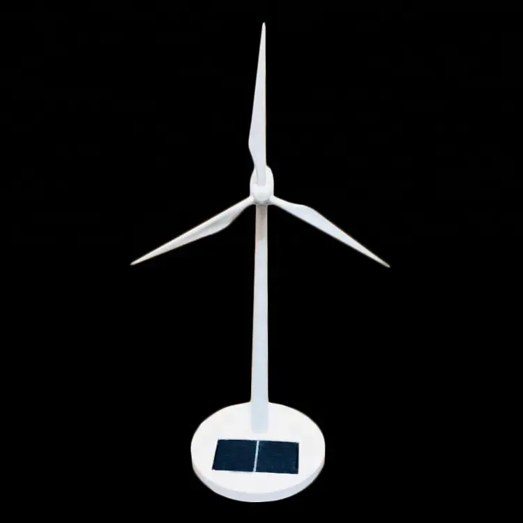 Neues trend iges Mini-Kunststoff-Turbinenspielzeug-Solarstrom-Windmühlen modell