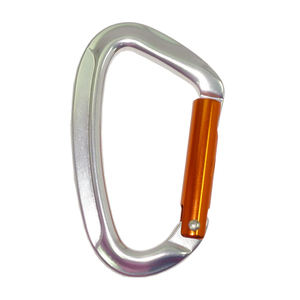 25KN D Type Mountain Climbing Straight Gate Aluminum Carabiner - Product Image 1