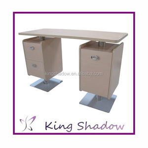 2017 marco de la tabla mesa de manicura de uñas de manicura de acero inoxidable mesa con extractor de aire - Product Image 3