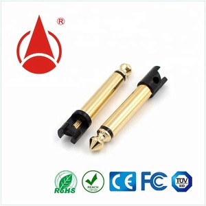Manicotto a punta 3 sezioni polo da 6.35mm presa <span class=keywords><strong>Jack</strong></span> per cuffie <span class=keywords><strong>Audio</strong></span>, connettore <span class=keywords><strong>Audio</strong></span> <span class=keywords><strong>6.3</strong></span>, connettore Mono da 1/4 pollici - Product Image 6