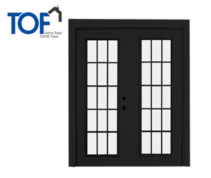 Porte d'entrée principale française en acier, joli modèle de sécurité, balançoire, Design moderne, pour Villa, hôtel, extérieur, appartement