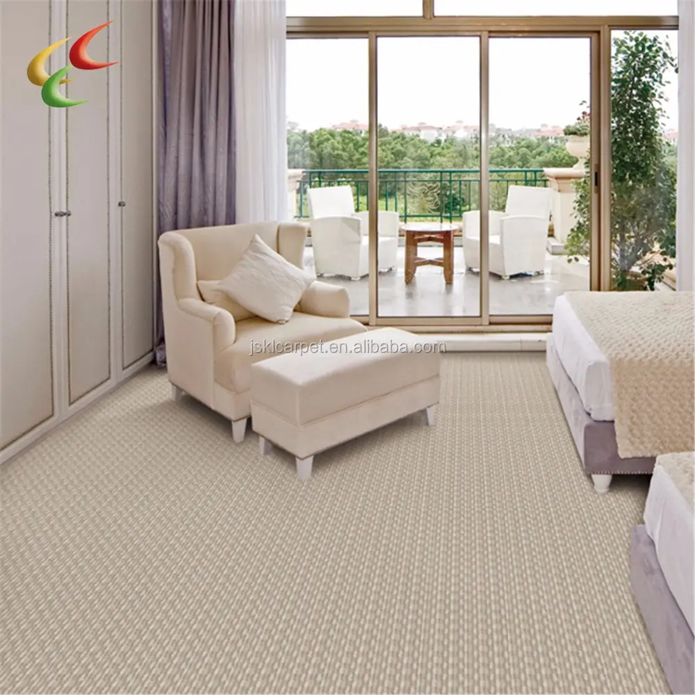 בית מלון שטיח בחדר שינה שטיח קיר לקיר מצויץ carpets במלאי