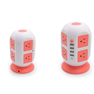 <strong>Extension</strong> <strong>Lead</strong> 8 way outlets 4 <strong>USB</strong> Ports Vertical Tower <strong>Extension</strong> Socket - Product Image 3
