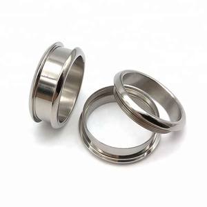 심천 보석 공장 나무 공예 8mm <span class=keywords><strong>2</strong></span> 조각 티타늄 빈 반지 상감 나사 - Product Image 2
