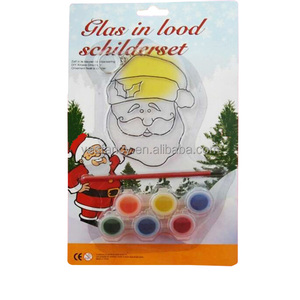 OEM vidro <span class=keywords><strong>suncatchers</strong></span> para crianças natal pintura suncatcher plástico atacado - Product Image 3