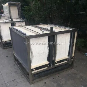 Fabricante de China PVDF MBR membrana biorreactor planta 150TPD para ganado