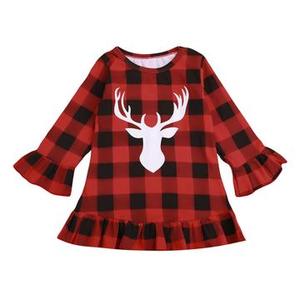 Wholesale China boutique children clothing kids clothes sets floral baby girls party dress design - Product Image 6