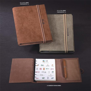 Couverture personnalisée PU Portable, gaufrage En Cuir <span class=keywords><strong>a4</strong></span> pu couverture spirale main <span class=keywords><strong>carnet</strong></span> à spirales - Product Image 1
