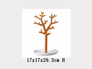 ชั้นวางเครื่องประดับพลาสติกรูปทรงต้นไม้ทำจากไม้ไผ่ - Product Image 3