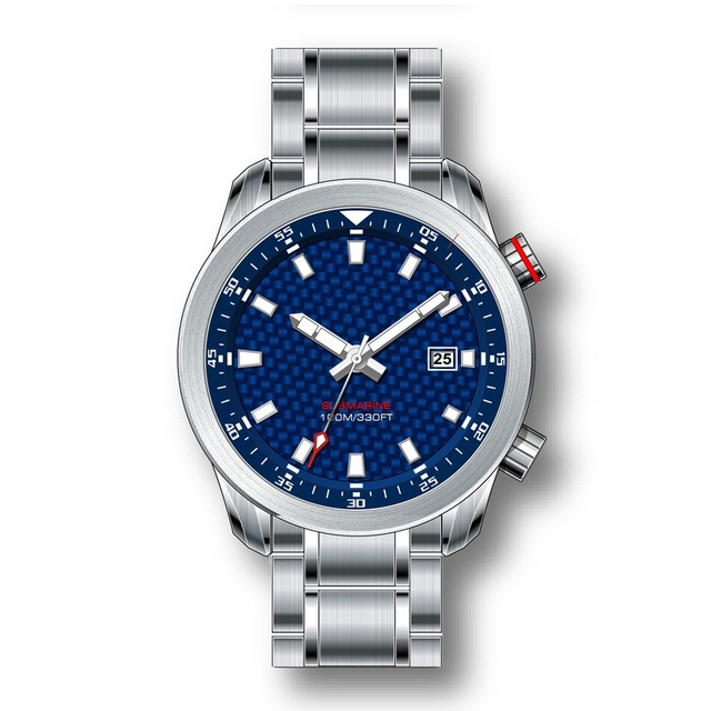 OEM Stainless Steel Sapphire Crystal Japan Automatic Movement Watches Men Wrist  Mechanical Watches