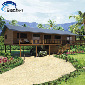 Deepblue Smarthouse <span class=keywords><strong>Maison</strong></span> de conception en <span class=keywords><strong>bois</strong></span> Structure en acier bâtiments préfabriqués en métal <span class=keywords><strong>maison</strong></span> bungalow en <span class=keywords><strong>bois</strong></span> avec acier léger - Product Image 3