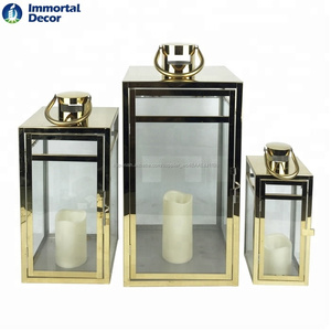 Jardín <span class=keywords><strong>pie</strong></span> plata brillante linternas - Product Image 5