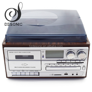 Classic Manual Record Player With Audio <strong>Stereo</strong> Turntable <strong>System</strong>&amp; Record Players for Sale - Product Image 4