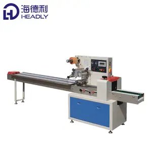 Horizontale kussen plastic film matras roll verpakking machine