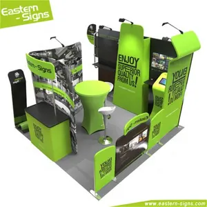 Formato Standard di alluminio fiera fiera promozione fold up peso leggero portatile stand