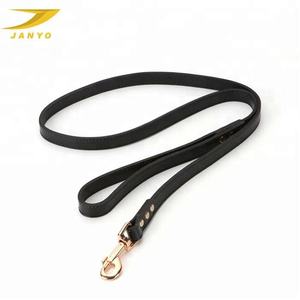 Conjunto de correa de cuero para <span class=keywords><strong>Collar</strong></span> de perro, correa de cuero auténtico, clásico, resistente al agua, colores personalizados - Product Image 4