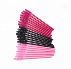 Heißer Verkauf Multi-farbe Einweg Mascara Wimpern Pinsel einmalige Lash Mascara Wand Wimpernverlängerung Bürste Kunststoff Mascara pinsel