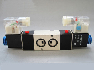 GOGO 5/<span class=keywords><strong>2</strong></span> vías neumático de la válvula solenoide doble bobina electroválvula 12v dc - Product Image 3
