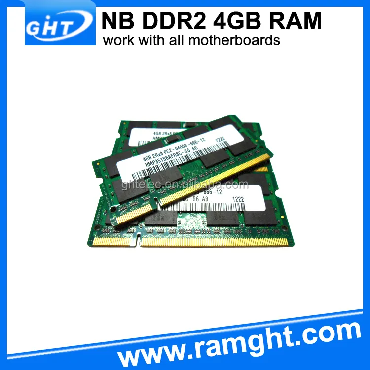Sodimm Ddr2 4gb 4gb Pc2 6400 Ddr2 Sodimm 800mhz 200 Pin Memory Ram