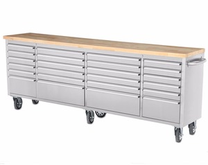 Stainless steel 96 inch large tool box