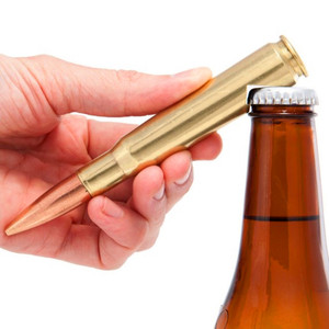 Metallo personalizzato una volta sparato vero proiettile involucro d'oro 50 calibro apribottiglie proiettile - Product Image 6