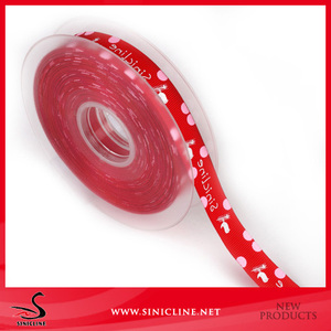 sinicline nhà máy sản xuất giá bán buôn khá logo tùy chỉnh in grosgrain băng - Product Image 2