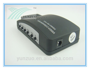 телевизор <span class=keywords><strong>rca</strong></span> композитного сша- видео аудио и видео в к пк vga жк-дисплей выход преобразователя адаптер черный ящик - Product Image 1