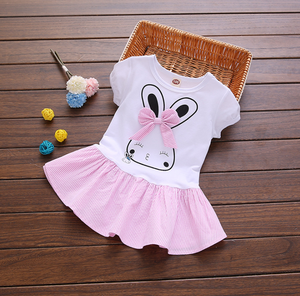 Neue Kinder kurz ärmel ige Prinzessin Kleid Mädchen Kleid Sommer Mode koreanische Mädchen Kinder Kleid - Product Image 4