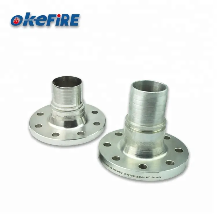 Okefire Stainless Steel Pipe Fixed Flange With Serrated Tail