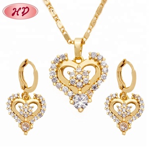 Fashion 18K Fine Gold Plated Bridal Jewelry <strong>Sets</strong> Dubai <strong>Women</strong> Wedding <strong>Jewellery</strong> <strong>Sets</strong> - Product Image 2