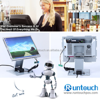 Runtouch RT-6800 вы получаете больше прибыли Windows dual touch pos Кассир для еды-заказа