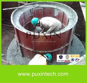 Yipuxin — testeur de pâtisseries 6 m3 10 m3 20 m3 100 m3, construction de béton, petite taille familial, plante à gaz bio