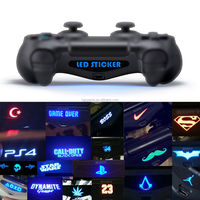 40 pcs/lot Enveloppe Led Lightbar Light Bar Stickers Skin Stickers pour PS4 Controller