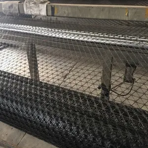 Geotextil no tejido PET compuesto Geogrid plástico Biaxial Pp