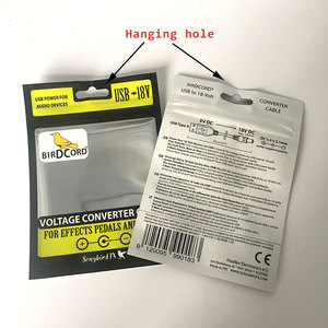 Sản Phẩm Điện Tử Ba Side Seal Pouch Túi Nhỏ Với Lỗ Treo Dây Kéo Túi Poly - Product Image 4