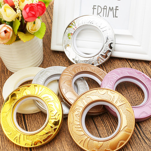 Anneaux de <span class=keywords><strong>rideau</strong></span> en plastique ABS multicolores, diamètre 55 mm, design contemporain, ajustement universel pour tringles à rideaux - Product Image 5