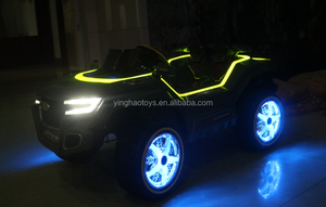 2016 12 V coches eléctricos para los niños del bebé paseo en doble asiento de coche SUV juguetes YH-99175 - Product Image 4