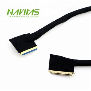 I-PEX à grande vitesse 20454 longueur coaxiale micro de coutume de câble équipé de 40 bornes LVDS - Product Image 6