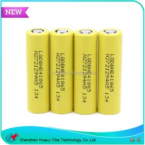 18650 lg he4充電式リチウムイオン電池セル2500 mah/e-タバコバッテリーhe4 2500 mah 20a 18650高ドレインバッテリー