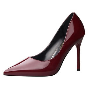 9196-1European e in stile Americano semplice e fine con <span class=keywords><strong>scarpe</strong></span> col tacco alto bocca superficiale sottolineato sexy sottile OL professionale delle donne <span class=keywords><strong>scarpe</strong></span> - Product Image 3