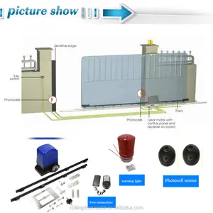 Gsm Systeem Automatische Zweefvliegen Gear Drive Outdoor Deur Manier Motor/Ac Schuifpoort Opener