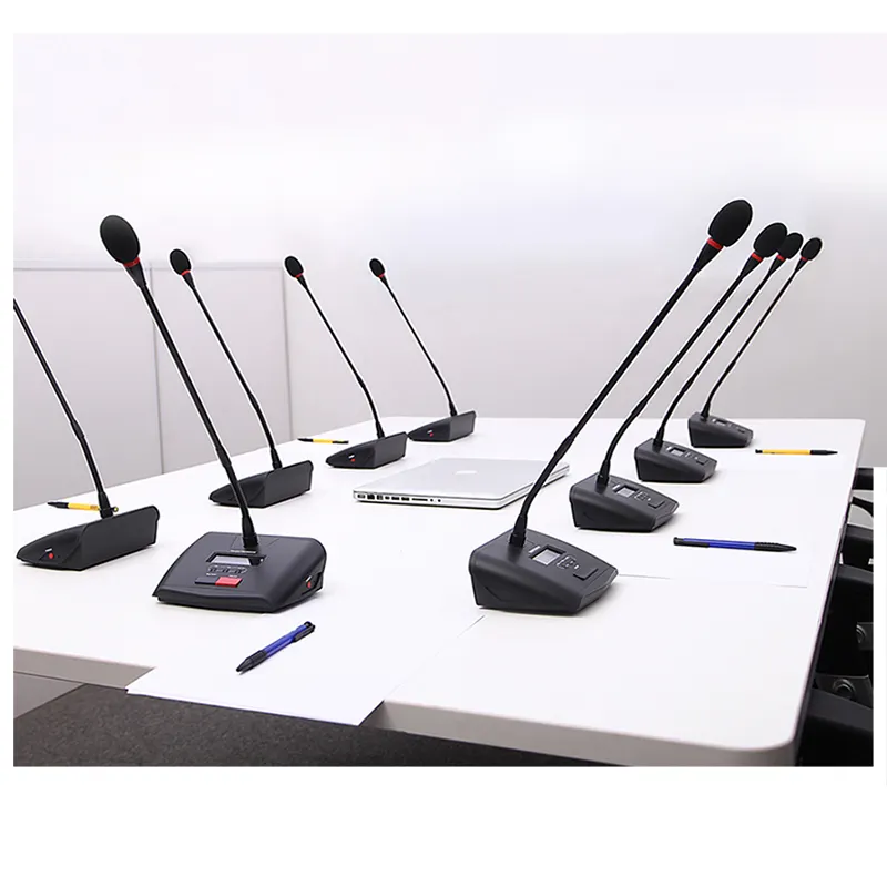 YARMEE YCU891 kablosuz profesyonel ses konferans mikrofonu Video izleme fonksiyonu ile