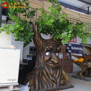 High Simulation Animatronic Cartoon <strong>Face</strong> Artificial <strong>Tree</strong> Attractive Indoor Product for Adventure Park Public Spaces Popular Park - Product Image 1
