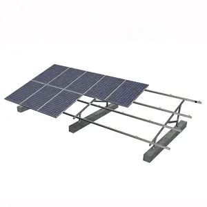 einfache installation neigung winkel einstellbar professionelles stativ flachdach solarmontagesystem solarpanel stand hot sale