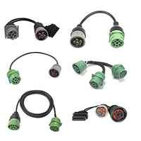 Cable Y de 6 pines J1708, 6 pines a OBD-II, adaptador Y Cable de 16 Pines, rastreadores GPS de diagnóstico de camiones Y herramientas de escaneo