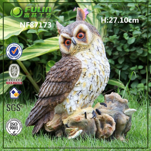 Décoratif Polyresin Hibou Maison Bureau Hibou - Product Image 1