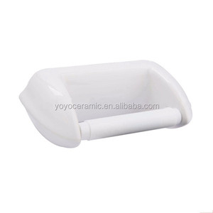 Porte-<span class=keywords><strong>papier</strong></span> toilette en <span class=keywords><strong>porcelaine</strong></span> blanche de haute qualité pour la maison, l'hôtel, la salle de bain - Product Image 1