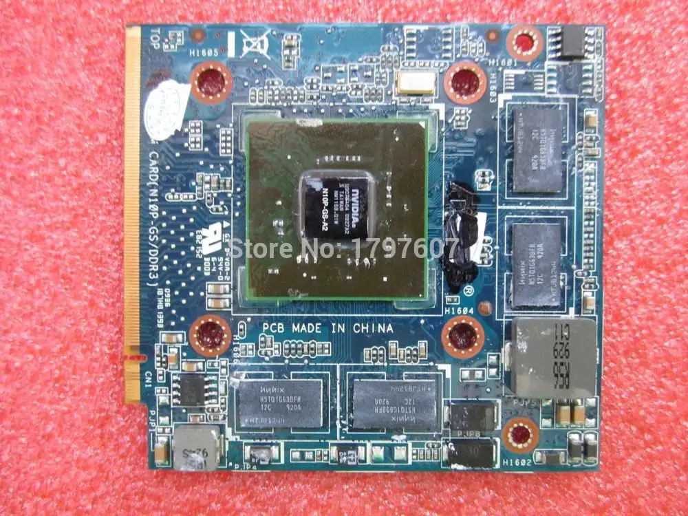 Acer 5920 5920G için GT240M DDR3 1 GB MXM II VGA 1 GB N10P-GS-A2 Video Kartı Tamamen Test