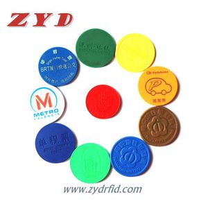 Thẻ Kiểm Soát Truy Cập HF RFID <span class=keywords><strong>Tag</strong></span> ABS Tái Sử Dụng Tàu Điện Ngầm Token Rfid Coin <span class=keywords><strong>Tag</strong></span> - Product Image 5